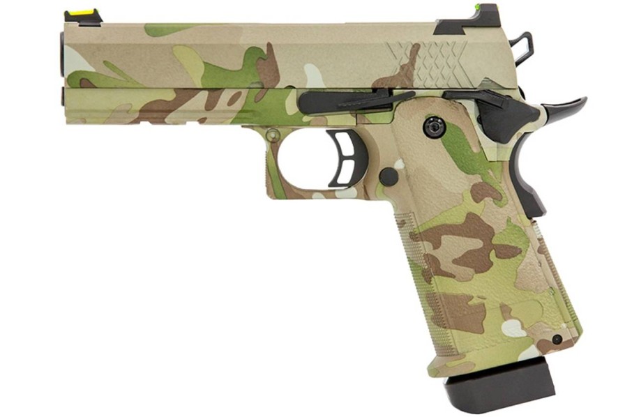 GAME-ON Gass Med Blowback | Raven Hydro Hi-Capa 4.3 - Gassdrevet Softgunpistol - Camo