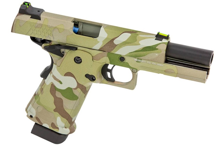 GAME-ON Gass Med Blowback | Raven Hydro Hi-Capa 4.3 - Gassdrevet Softgunpistol - Camo