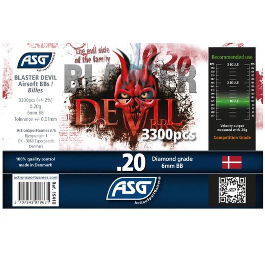 GAME-ON Bb Kuler | Blaster Devil Softgunkuler 0.20G - 3300Stk