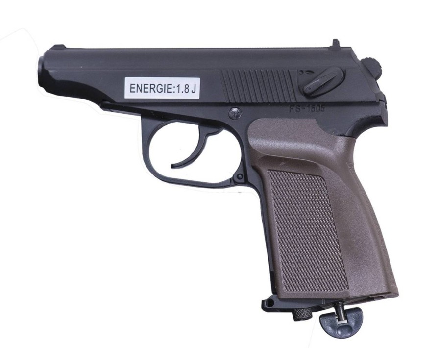 GAME-ON Gass Uten Blowback | Tactical Ops Makarov Co2 Drevet Softgunpistol Fs05 Uten Blowback