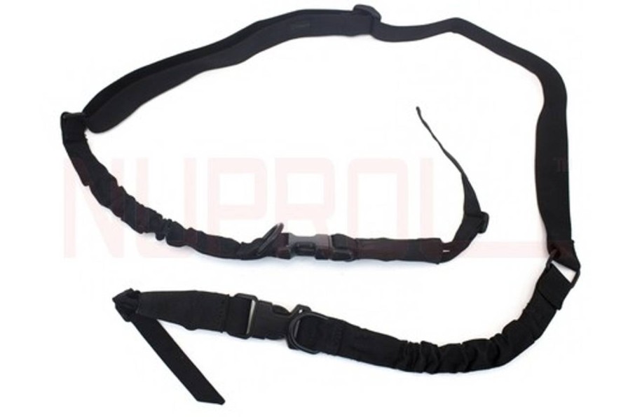 GAME-ON Reim&Sling | Two Point Bungee Sling - 1000D Cordura - Black