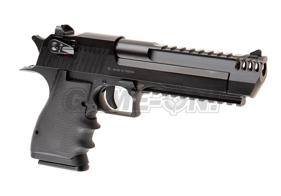 GAME-ON Gass Med Blowback | Kwc - Deagle .50 L6 Full Auto Softgun Pistol Med Blowback - Svar