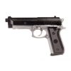 GAME-ON Fjaerdrevne Pistoler | Pt92 Fjrdrevet Softgun Pistol Med Metallslide - Dual Tone