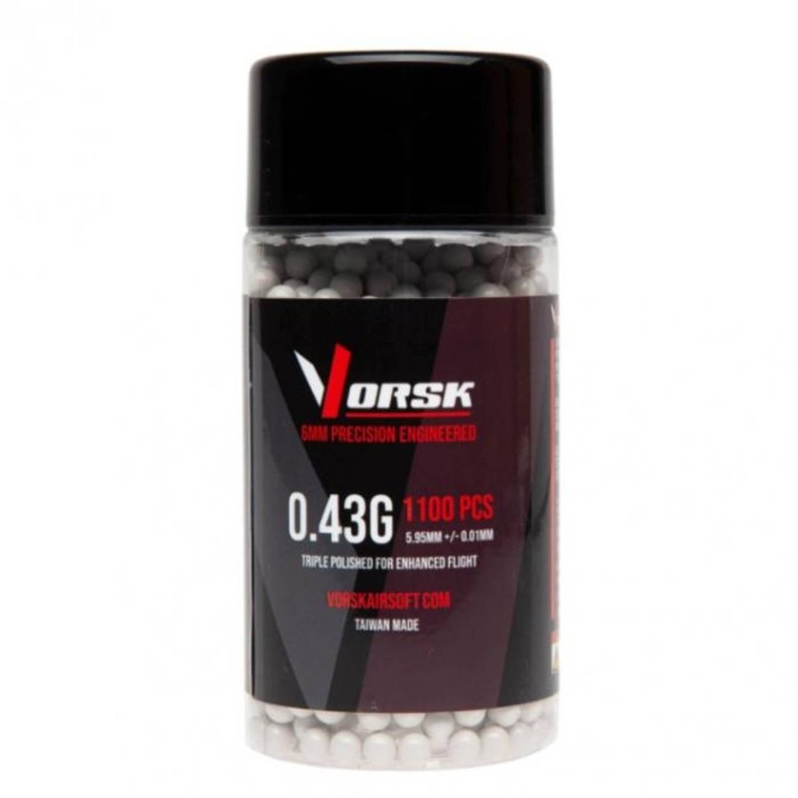 GAME-ON Bb Kuler | Vorsk - 0.43G Softgunkuler - 1100Stk