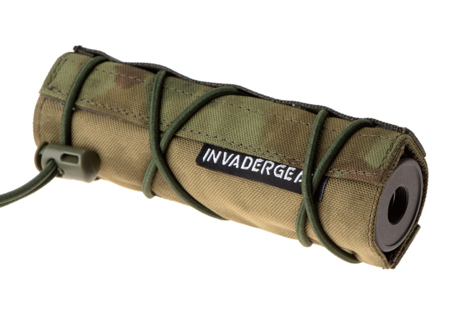 GAME-ON Lyddemper&Tracer&Flammedemper | Invader Gear Kamuflasje Til Lyddemper - 14Cm Everglade