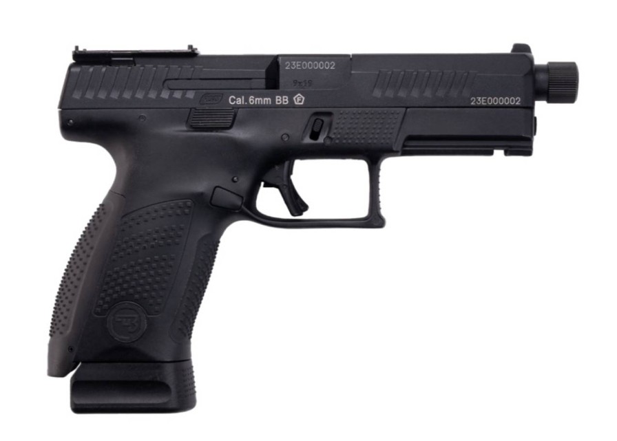 GAME-ON Gass Med Blowback | Cz - P10C Or-Ot Co2 Drevet Softgun Pistol Med Blowback - Svart