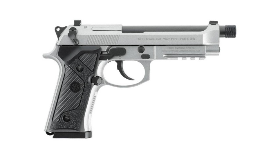 GAME-ON Gass Med Blowback | Beretta M9A3 Fm Inox - Co2 Drevet Softgun Pistol Med Blowback