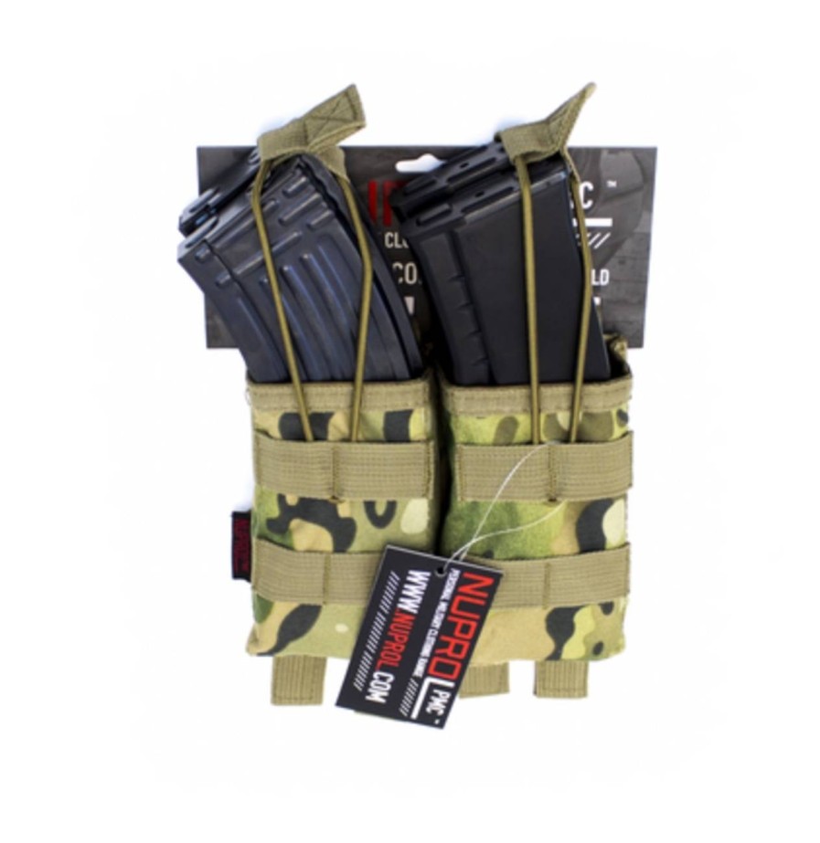 GAME-ON Molle&Tilbehor | Nuprol Pmc Ak Double Mag Pouch - Multicam