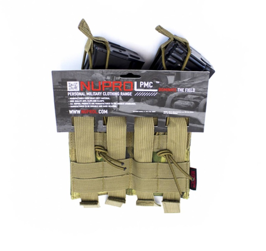 GAME-ON Molle&Tilbehor | Nuprol Pmc Ak Double Mag Pouch - Multicam