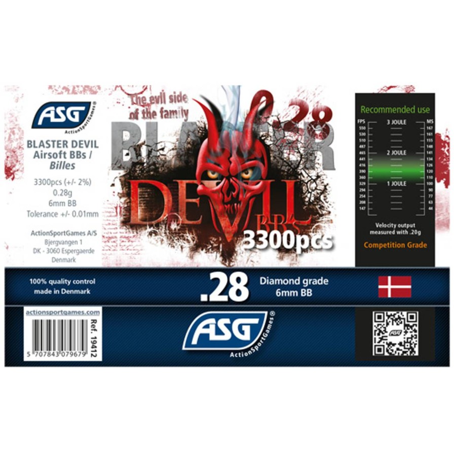 GAME-ON Bb Kuler | Blaster Devil Softgunkuler 0.28G - 3300Stk