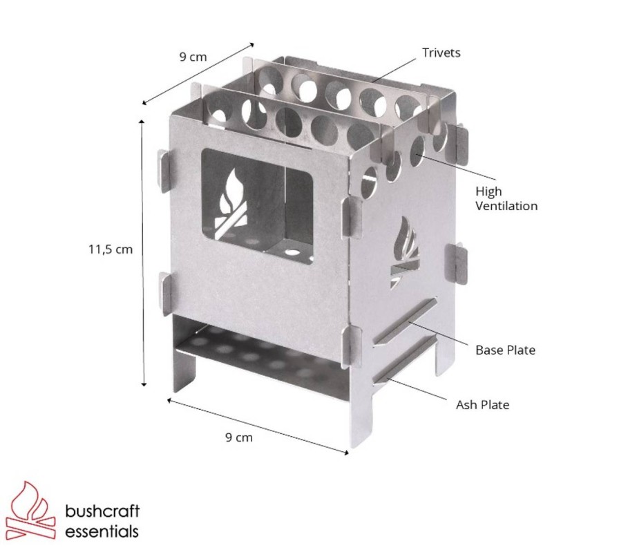 GAME-ON Beredskapslager | Kvistbrenner Bushbox Kompakt Pocketstove