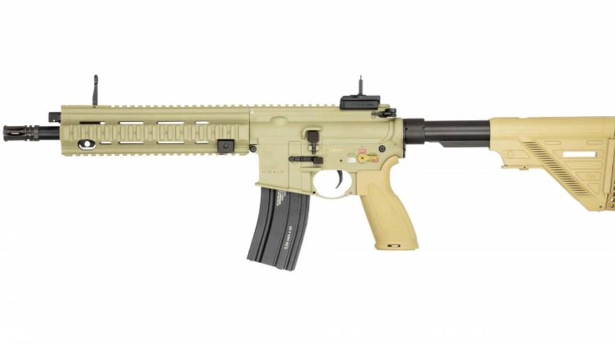 GAME-ON Aeg & Elektriske Rifler | Heckler & Koch - Hk416 A5 Sportline Softgun Rifle - Tan - Aeg