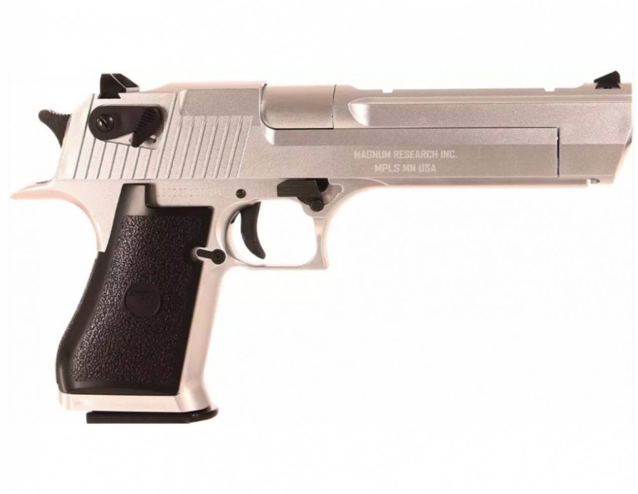 GAME-ON Gass Med Blowback | Desert Eagle .50Ae Gassdrevet Softgunpistol Med Koffert - Slv