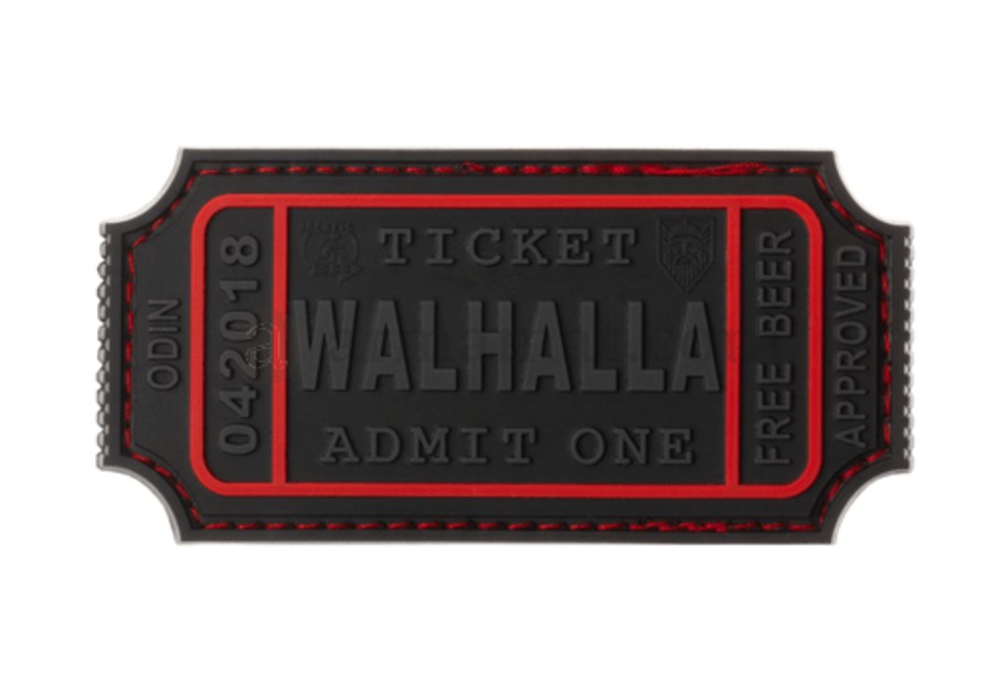 GAME-ON Patches | Patch - Large Walhalla Ticket Rubber - Blackops