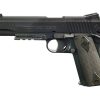 GAME-ON Gass Uten Blowback | Colt 1911 Rail - Co2 Drevet Softgun Uten Blowback - Svart