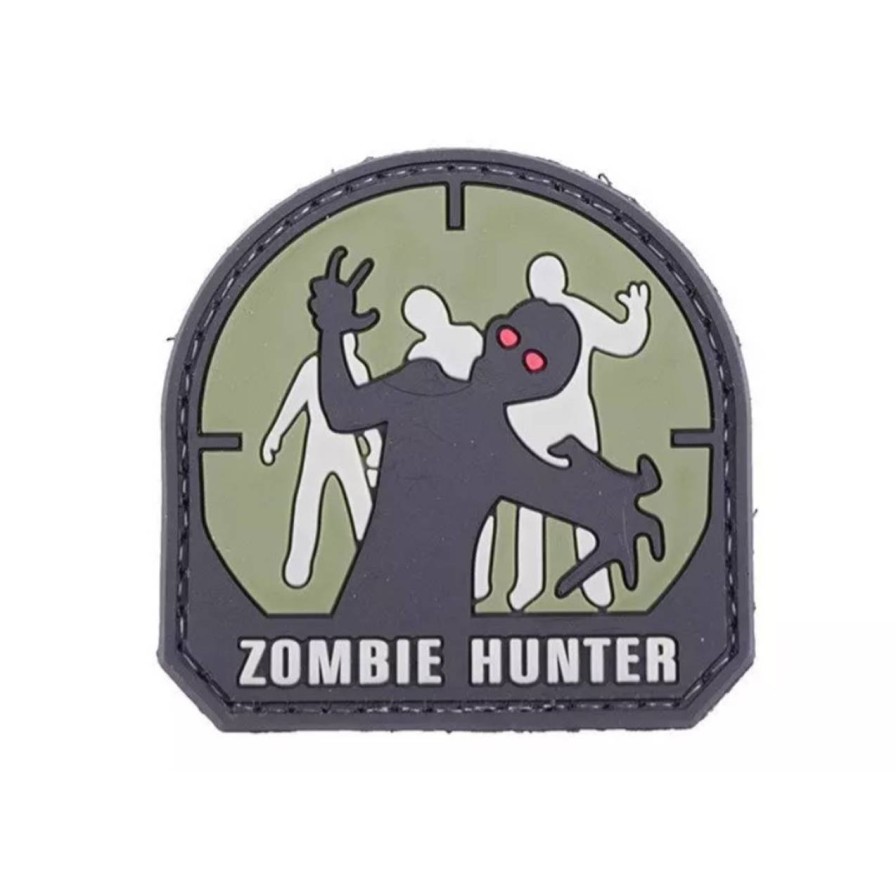 GAME-ON Patches | 3D Patch - Zombie Hunter - Oliven Grnn