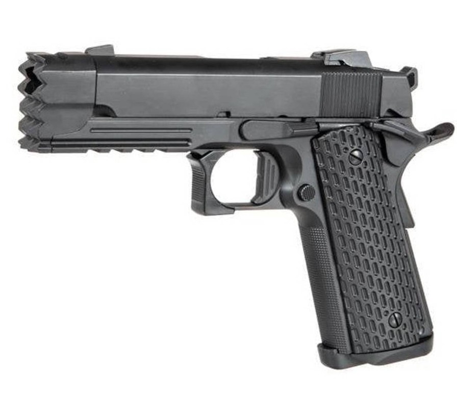 GAME-ON Gass Med Blowback | Ge Taktisk 1911 Softgunpistol Med Blowback - 3308 Full Metall