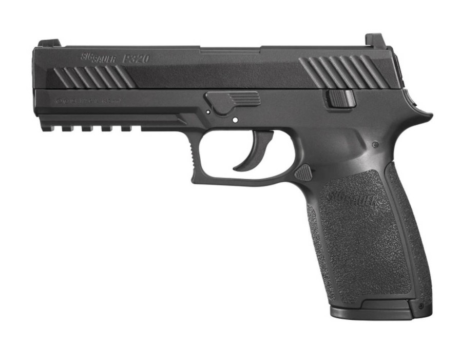 GAME-ON Med Blowback | Sig Sauer - P320 Luftpistol 4.5Mm Pellets - Sort