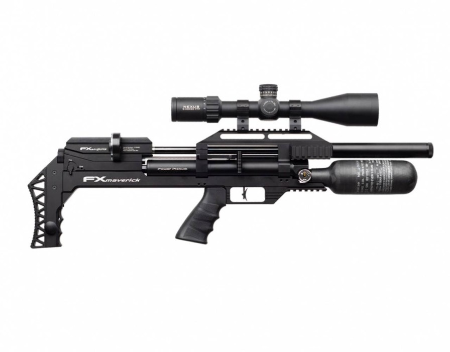 GAME-ON Luftvapen 5.5Mm&6.35Mm&7.62Mm | Fx Maverick Compact Pcp Luftgevr Svart - 5.5Mm (Regpliktig)