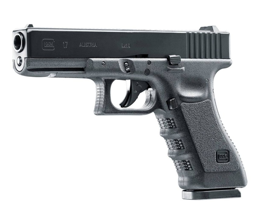 GAME-ON Med Blowback | Glock 17 Luftpistol Med Blowback- 4.5Mm Bb