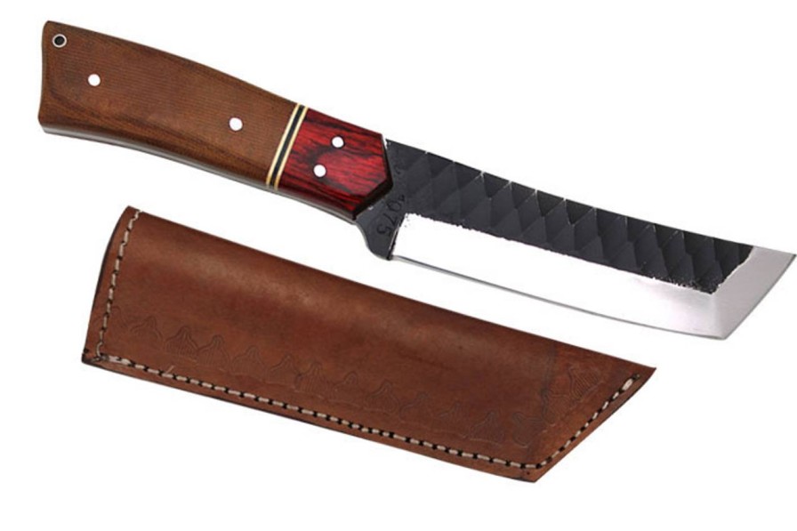 GAME-ON Jaktkniver | Wild Turkey - Hndlaget Kniv Med Karbonstl - Slire Inkludert