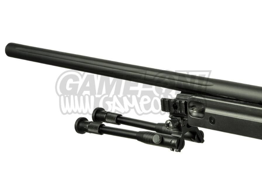 GAME-ON Softgun Snipers | Well - Aw .338 Oppgradert Sniper Rifle Set - Svart