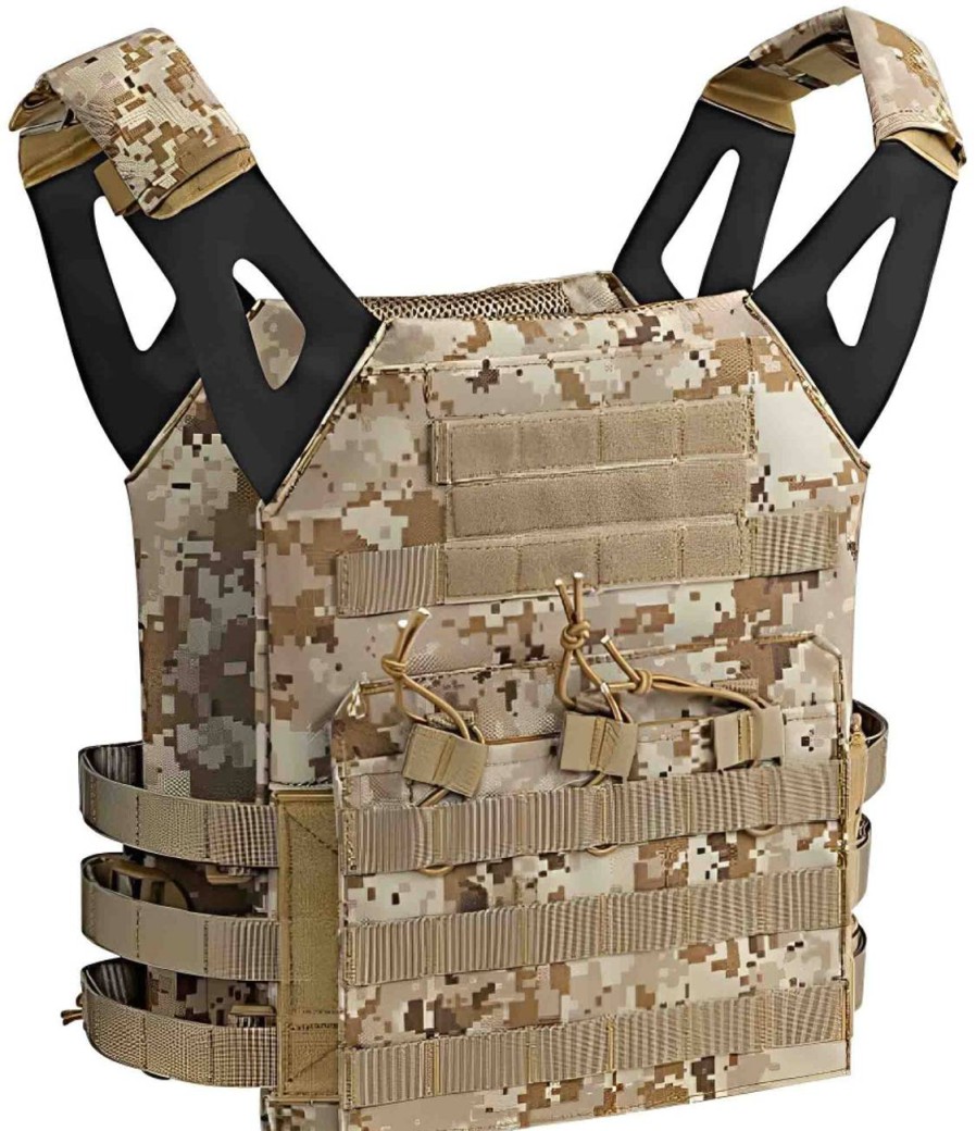 GAME-ON Vester | Jpc Plate Carrier Vest - Aor1 / Desert Digital Camo