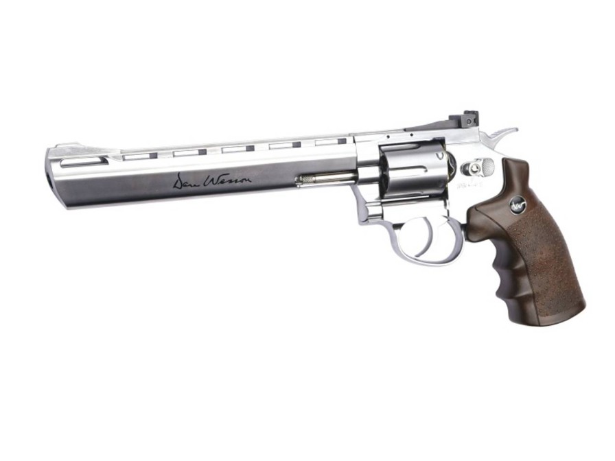 GAME-ON Revolvere | Dan Wesson 8 Silver - 4.5Mm Bb