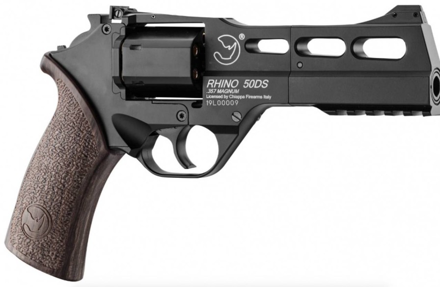 GAME-ON Revolvere | Chiappa - Rhino 50Ds Co2 Drevet Airsoft Revolver - Svart