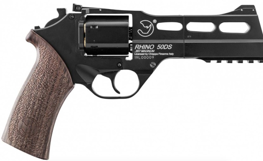 GAME-ON Revolvere | Chiappa - Rhino 50Ds Co2 Drevet Airsoft Revolver - Svart