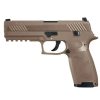 GAME-ON Med Blowback | Sig Sauer - P320 Luftpistol 4.5Mm Pellets - Coyote Tan