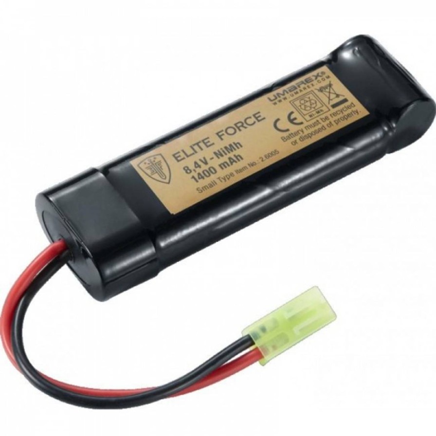 GAME-ON Nimh Batterier | Elite Force Batteri - 8.4V 1400Mah - Mini