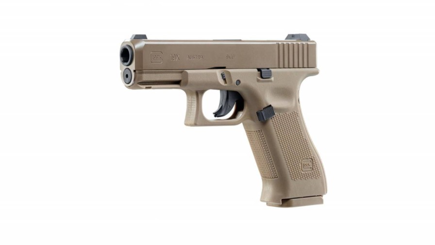 GAME-ON Uten Blowback | Glock 19X Fde - 4.5Mm Luftpistol