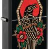 GAME-ON Zippo Lighters | Zippo - Crow Tattoo Design - Lighter