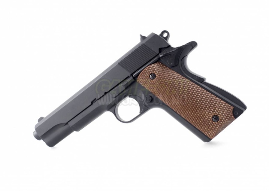 GAME-ON Fjaerdrevne Pistoler | Well 1911-A1 - Full Metall Springer