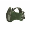 GAME-ON Softgun Masker | Mesh Maske Med Kinnpute Og U00D8Rebeskyttelse - Olive