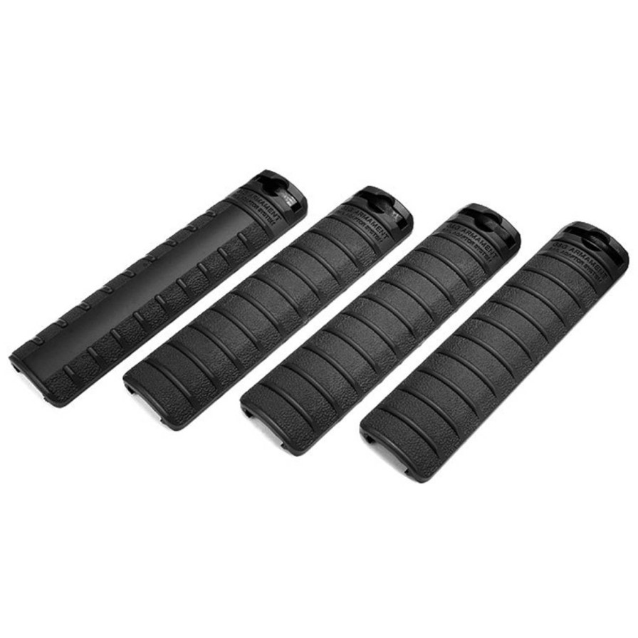 GAME-ON Grips | G&G Rail Cover Sett - 4Stk - Svart