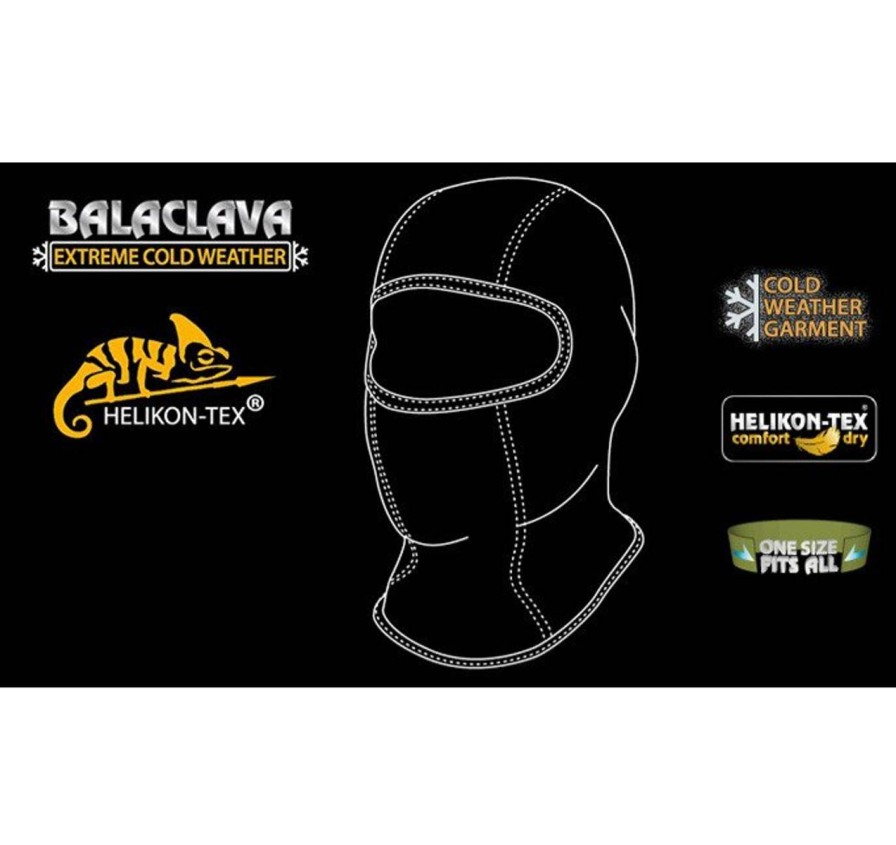 GAME-ON Hodeplagg | Helikon-Tex - Comfort Dry Extreme Balaclava - Coyote