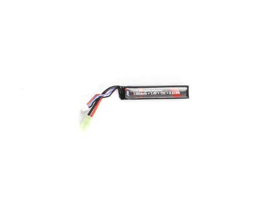 GAME-ON Li&Po Batterier | Li-Po 7.4V - 1300Mah - Stock Tube