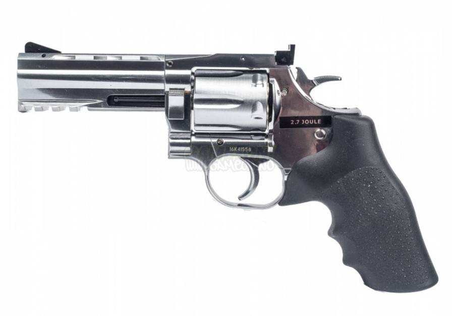 GAME-ON Revolvere | Dan Wesson 715 4Inch Revolver - Slv - 4.5Mm Pellets