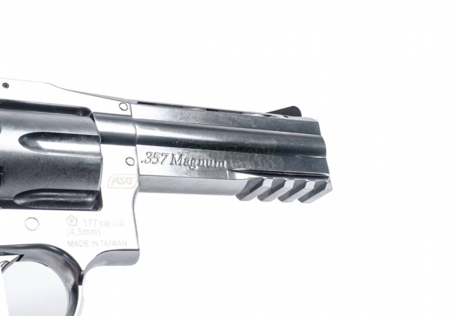 GAME-ON Revolvere | Dan Wesson 715 4Inch Revolver - Slv - 4.5Mm Pellets