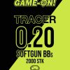 GAME-ON Tracer Bb Kuler | Go! Grnne Tracer Kuler - 0.20G - 2000Stk