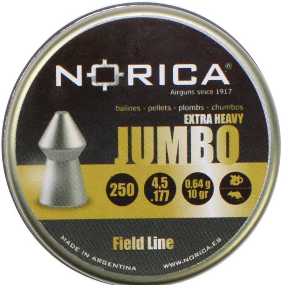 GAME-ON 4.5Mm&.177 & Pellets | Norica Jumbo 4.5Mm Luftgevrskuler - 250Stk