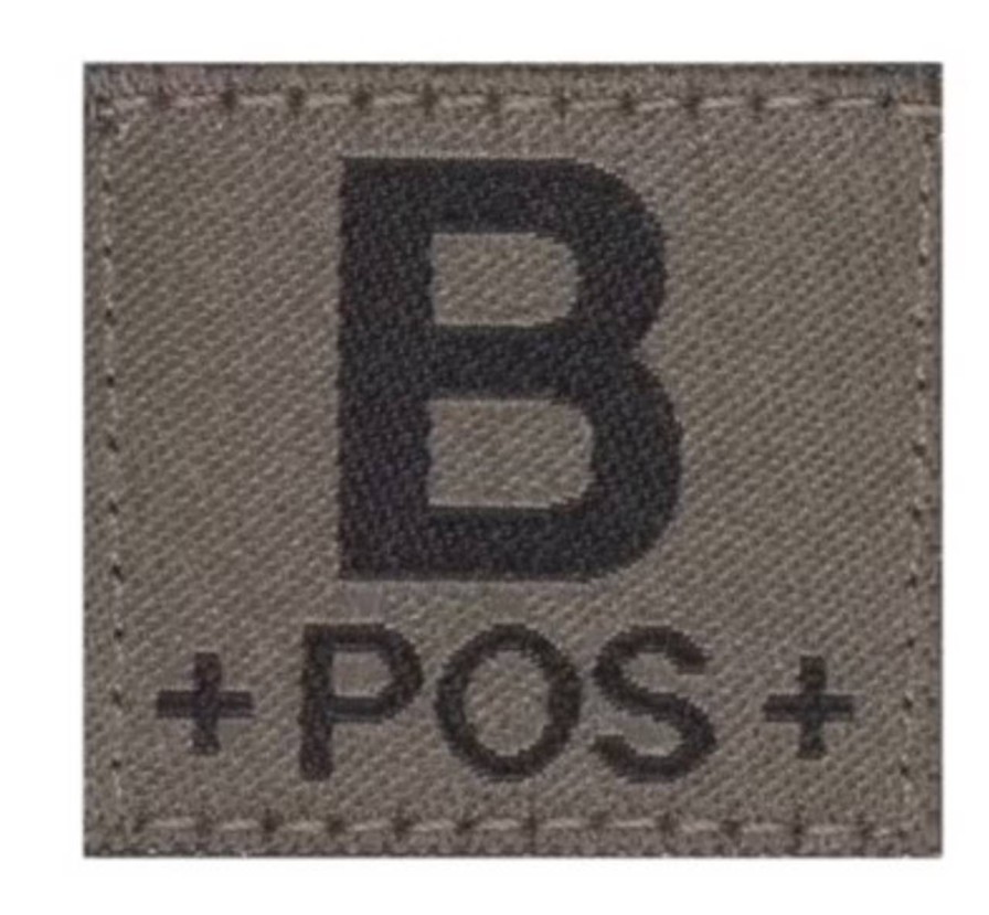 GAME-ON Patches | Patch - Blodtype B+ Borrels - Type B Positiv