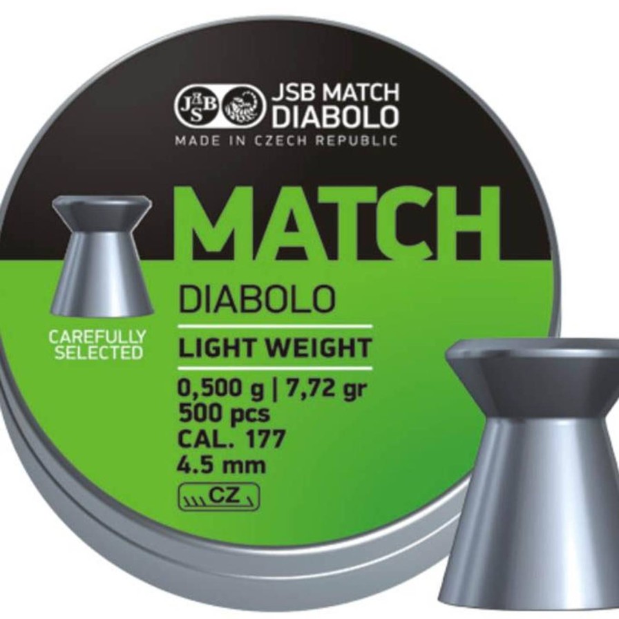 GAME-ON 4.5Mm&.177 & Pellets | Jsb Grnn Match Diabolo Til Pistol - 4.5Mm - 500Stk