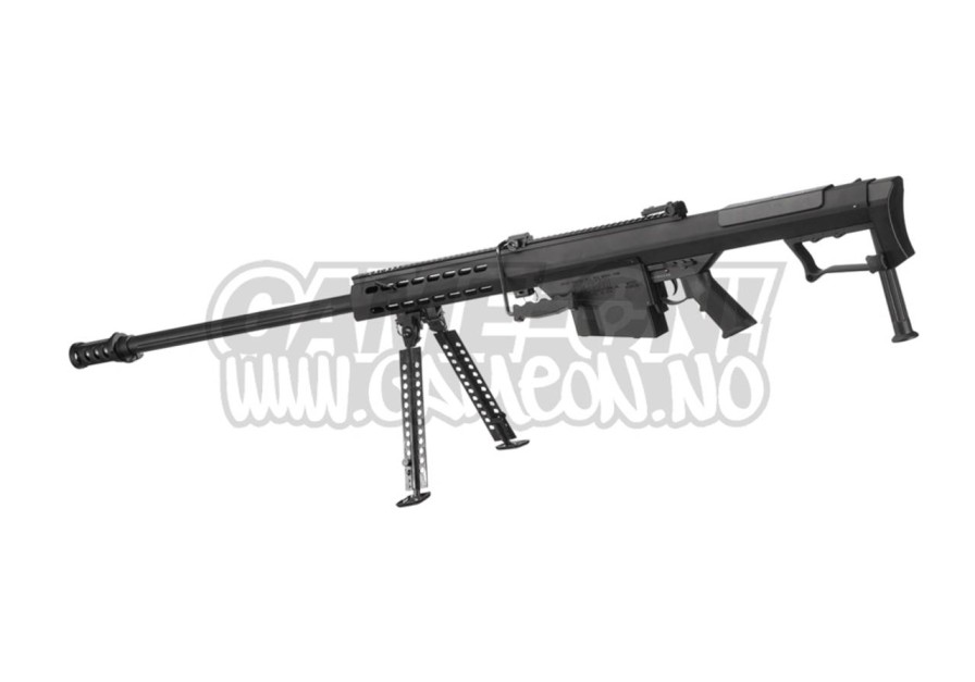 GAME-ON Aeg & Elektriske Rifler | Snow Wolf - Barrett M107 Elektrisk Softgun Sniper - Full Metall