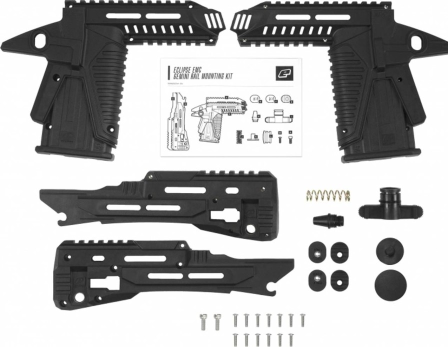 GAME-ON Vedlikehold & Deler | Planet Eclipse Emc Gemini Rail Mounting Kit - Svart