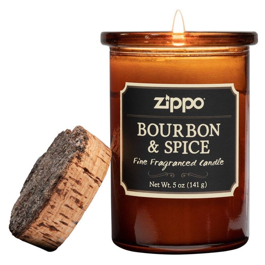 GAME-ON Godt Og Blandet | Zippo - Spirit Candle Duftlys - Bourbon & Spice