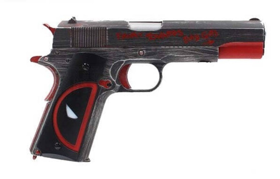 GAME-ON Gass Med Blowback | Aw 1911 - Gassdrevet Softgun Full Metall - Deadpool Edition