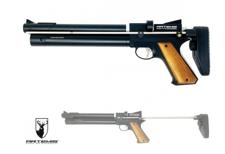 GAME-ON Pcp Pistol | Snowpeak - Pp750 Pcp Drevet Luftpistol Med Kolbe - 4.5Mm